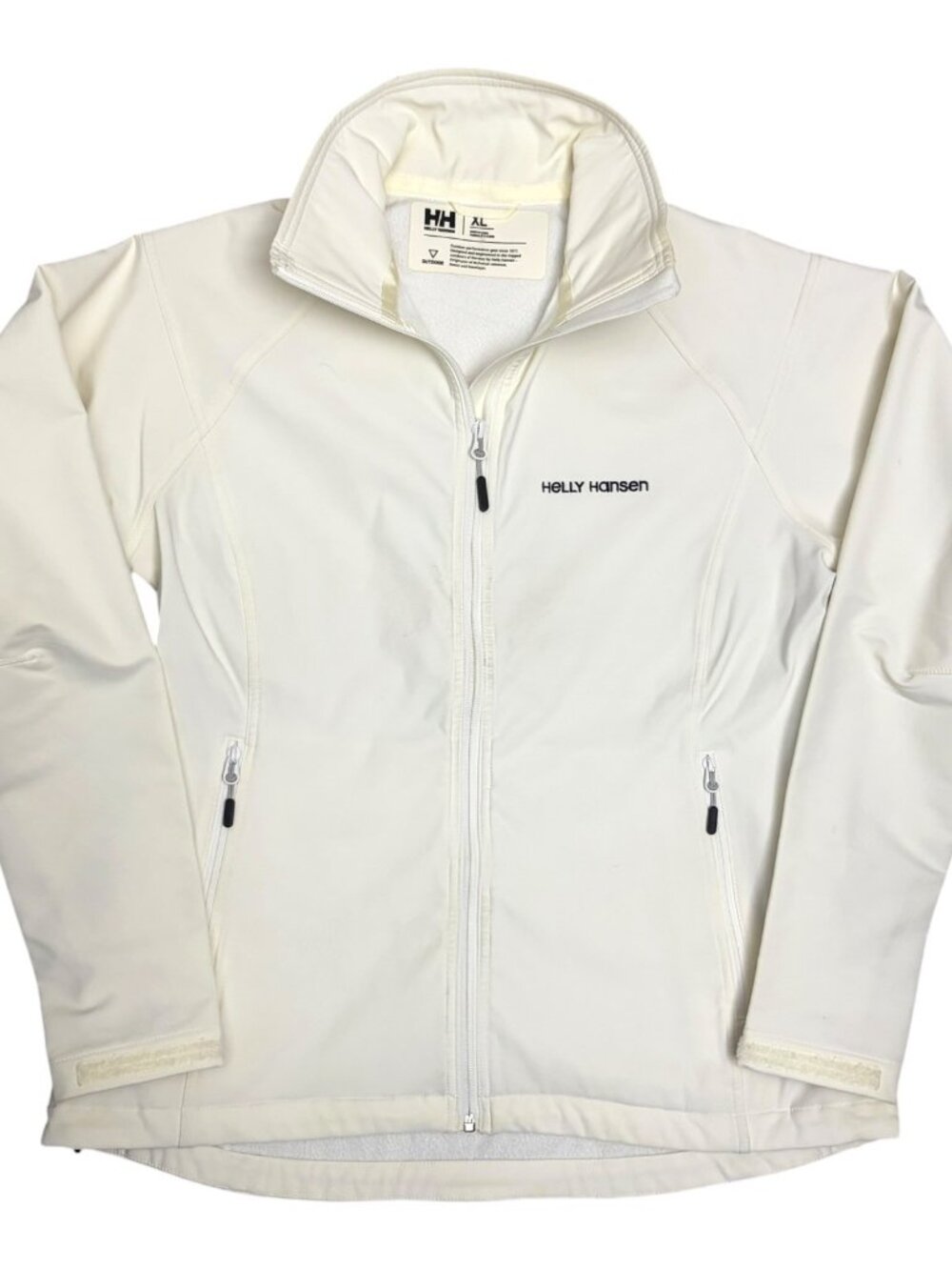 HELLY HANSEN EKOLAB Shell Light Jacket White Cream Windbreaker Coat Womens XL